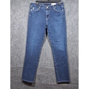 AG Prima Ankle Cigarette LegContour 360 Ankle Blue Jeans Women's 31